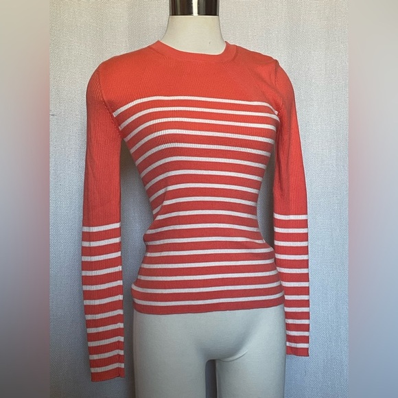 Kinross Cashmere ribbed top - Picture 2 of 5